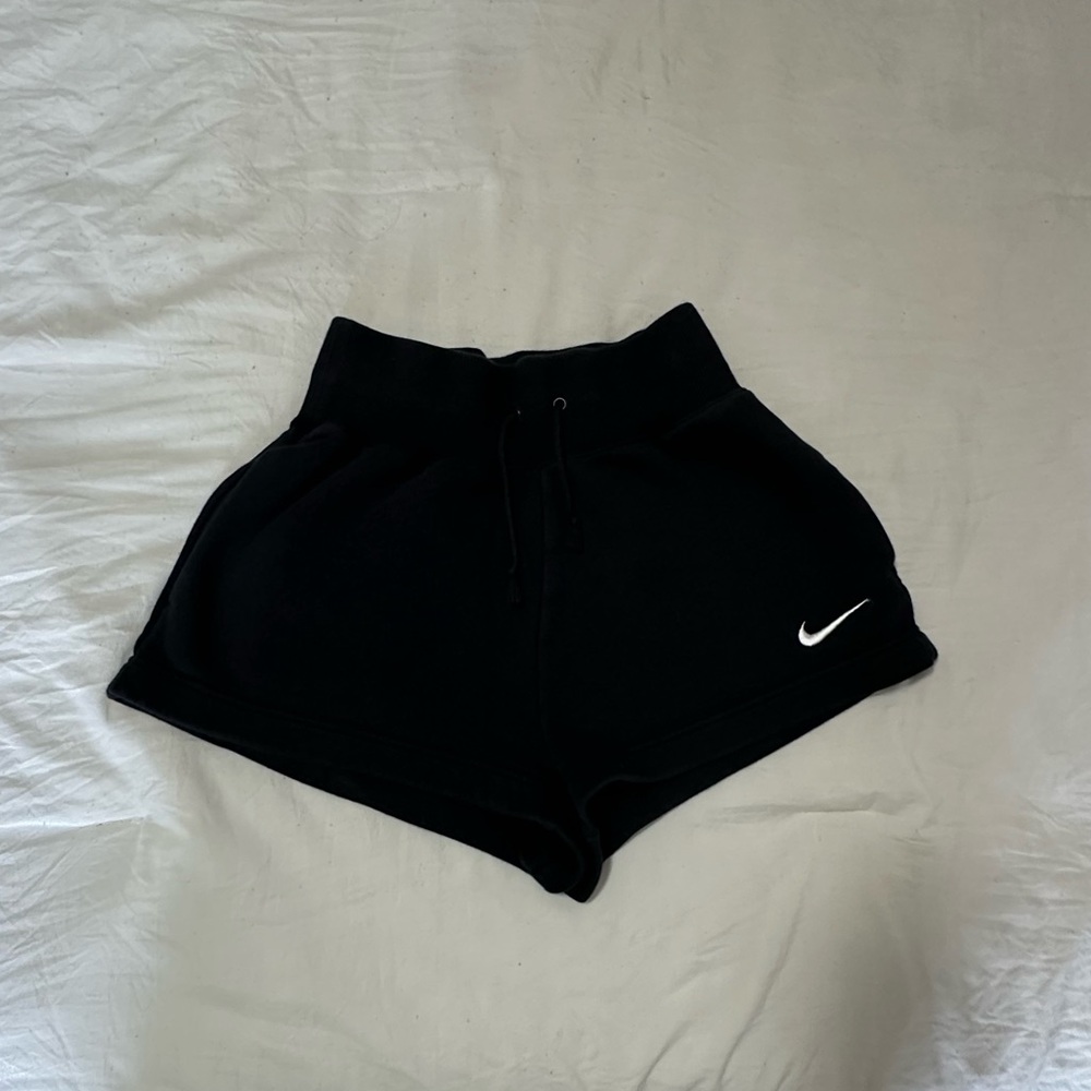 Black Nike sweatshorts